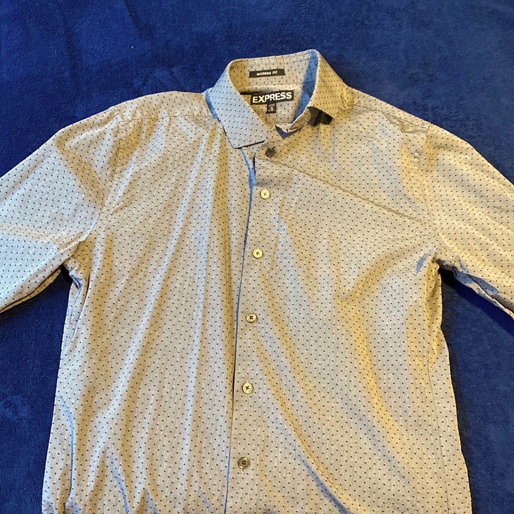 Express Grey Dress Shirt